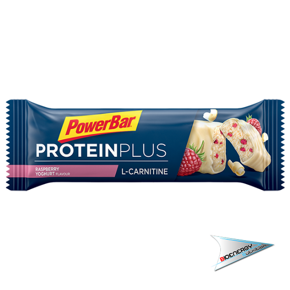 PowerBar - PROTEIN PLUS L-CARNITINE (Gusto: Raspbery yoghurt - Conf. 30 barrette da 30 gr) - 